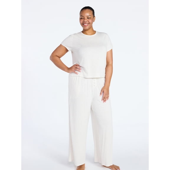 Joyspun Women’s Sleepwear Modal Pajama Long Pants, 30'' Inseam, Sizes S-3X