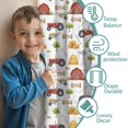 thumbnail image 3 of Blackout Kids Curtains,Tractor and Barns White Pattern Children's Insulated Curtains Set Of 2,Bedroom Essentials,Toddler Room Decor 52"x63", 3 of 5