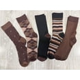 thumbnail image 3 of KOITHOT 5 Pack Men Dress Socks, Classic Business Cotton Crew Mens Socks Size 10 13 Gift Set, 3 of 3