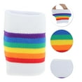 thumbnail image 3 of Unique Bargains 1 Pc Breathable Wristbands Close-fitting Sports Wristband Sport White, 3 of 6
