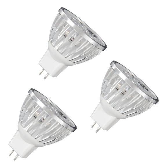 3X 4W Dimmable MR16 LED Bulb/3200K Warm White LED Spotlight/50 Watt Equivalent Bi Pin GU5.3 Base/ 60 Degree Beam Angle
