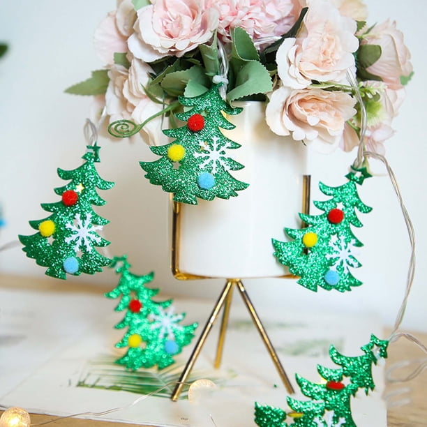 Luces de alambre de cobre de Papá Noel de Navidad Decoración del hogar Cadenas de luces de árbol de Navidad Wmkox8yii gf8180