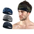 thumbnail image 1 of Sports Headbands for Men (4 Pack),Moisture Wicking Workout Headband, Sweatband Headbands for Running,Cycling,Football,Yoga,Hairband for Women and Men, 1 of 10