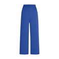 thumbnail image 5 of gbyLJF High Waisted Work Pants for Women Loose Fit Straight Leg Work Trousers Business Dress Pants Trousers with Pockets, 5 of 7