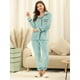 thumbnail image 3 of Conjuntos de pijama para mujer Ropa de dormir con botones Traje de noche suave para mujer Conjuntos de salón Pj Azul XS, 3 of 6