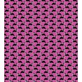 thumbnail image 3 of Pink Polka Dots Duvet Cover Set, Furry Collie Dog Silhouettes on a Background of Blemishes, Decorative 2 Piece Bedding Set with 1 Pillow Shams, Twin Size, Pink Charcoal Grey, by Ambesonne, 3 of 3