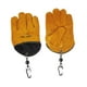 thumbnail image 5 of Guantes resistentes al calor Guantes para fogatas para asar Manipulación Captura Limpieza Amarillo, 5 of 7