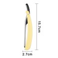 thumbnail image 2 of Stainless Steel Straight Edge Haircut Razor Folding Straight Razor Single Edge Replaceable Blade Fits All Double Edge Razor Blades, 2 of 5
