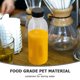 thumbnail image 4 of 6PCS 500ml Botella de bebida de bebida vacía PET Contenedores de almacenamiento transparente Botella de jugo de plástico con tapas (tapas de colores aleatorios), 4 of 5