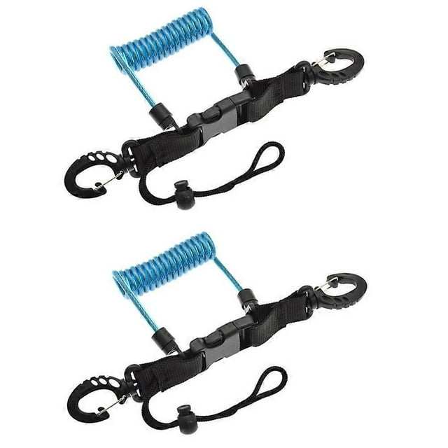 Underwater Equipment Diving Camera Loss Rope BCD Telescopic Lanyard TPU Spring Steel Wire Anti-Lost Rope