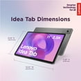 thumbnail image 4 of Lenovo Idea Tab 11" 2.5K MediaTek Dimensity 6300 8GB 128GB Android 15, Luna Grey ZAFR0912US, 4 of 14