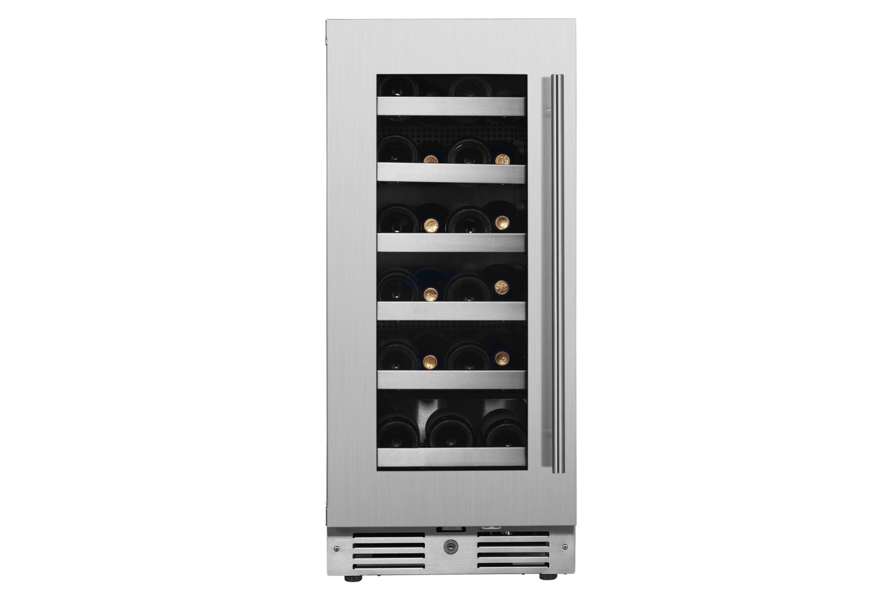 Landmark L3015ui1w-Lh 15" Wide 23 Bottle Capacity Single Zone Wine Cooler - Stainless