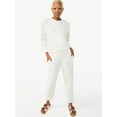 thumbnail image 2 of Free Assembly Women's Classic Cotton Blend Sweatpants, 2 of 5