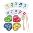 thumbnail image 1 of Entrenamiento para Sostenga Un Frijol Comience con Matemáticas Juguetes Educativos de Aprendizaje Sunnimix Entrenamiento de palillos para niños, 1 of 4