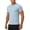 Blue, variant on KHONTS Men's Athletic Workout Tees Lightweight Crewneck T-Shirts Running Gym Casual Work Shirts Grey XL