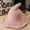 Pink, variant on YWDJ Bucket Hats Fashion Witch Pointed Basin Bucket Hat Halloween Cotton Knitting Hats For Women Beige