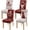 Christmas01, variant on Fall Pumpkin Chair Cover Set of 4, Set Covers for Chair, Removable and Washable Dining Room, Living Room, Office 4 Packs. Suitable for Home, Hotel, Banquet or Party.