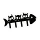 thumbnail image 4 of Organizador de ganchos de pared con motivo de gato, para montar en la pared, gancho para llaves para oficina, puerta de entrada,, 4 of 9