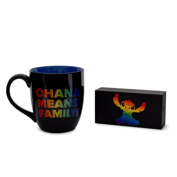Set de tazas Silver Buffalo Disney Stitch Ohana Means Family, 530 ml