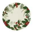 thumbnail image 2 of RuiJiao Christmas Snowman Round Placemats, Multicolor Polyester Insulated Table Mats for Holiday Kitchen Decor, 2 of 8
