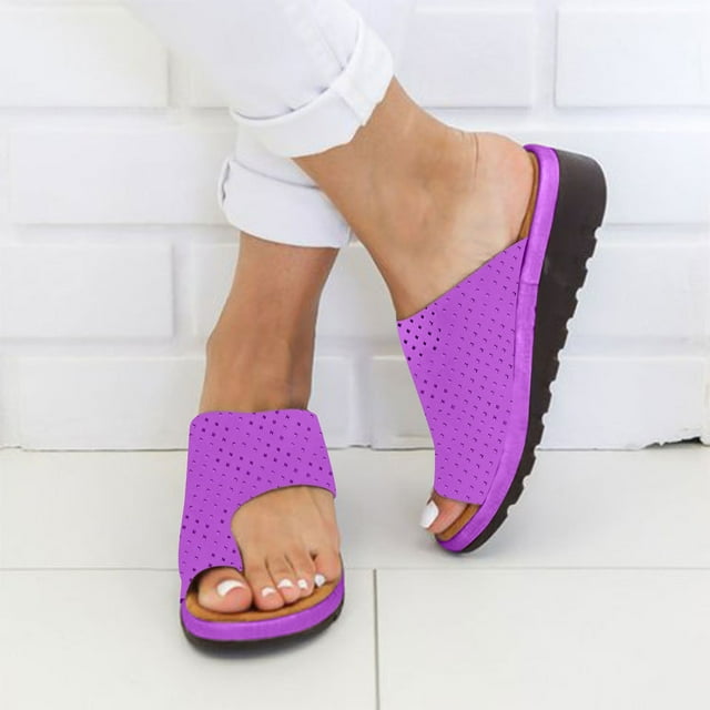 LSLJS Sandales pour Femmes, Chaussures Décontractées à Plateforme Confortables et Élégantes pour Femmes, Sandales de Plage de Plage d'Été, Sandales à Enfiler pour Femmes