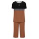thumbnail image 5 of Sexy Pijama Conjunto para las Mujeres, Cuello Redondo Blusa de Manga Corta Y Pantalones, Traje de Moda Casual, 5 of 9