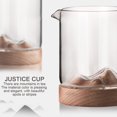 thumbnail image 3 of Whiskey Glass Mountain Wine Glass Teacups with Wooden Bottom - Infusing Coffee, Milk, Tea, 3 of 5