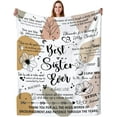 thumbnail image 1 of LHSHID Gifts for Wife Blanket Wedding Anniversary Best Wife Ever Gifts from Husband to My Wife Blanket Best Wife Gift Ideas Soft Warm Flannel Throw Blanket 50x60in, 1 of 5