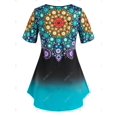 thumbnail image 2 of TIENDA PLUS OMBRE DOTS TUNE DE LA TUNE Rosegal Camisetas tallas grandes, 2 of 5
