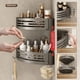 thumbnail image 4 of Estante de almacenamiento para inodoro, espacio sin perforaciones, aluminio, pistola, gris, lavabo, inodoro, almacenamiento montado en la pared, inodoro, baño, triángulo, 4 of 5