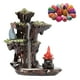 thumbnail image 1 of Quemador de titular reflujo cascada montaña con 20 conos de reflujo decoración del hogar ornamentos Sunnimix Incensario de incienso de reflujo, 1 of 7