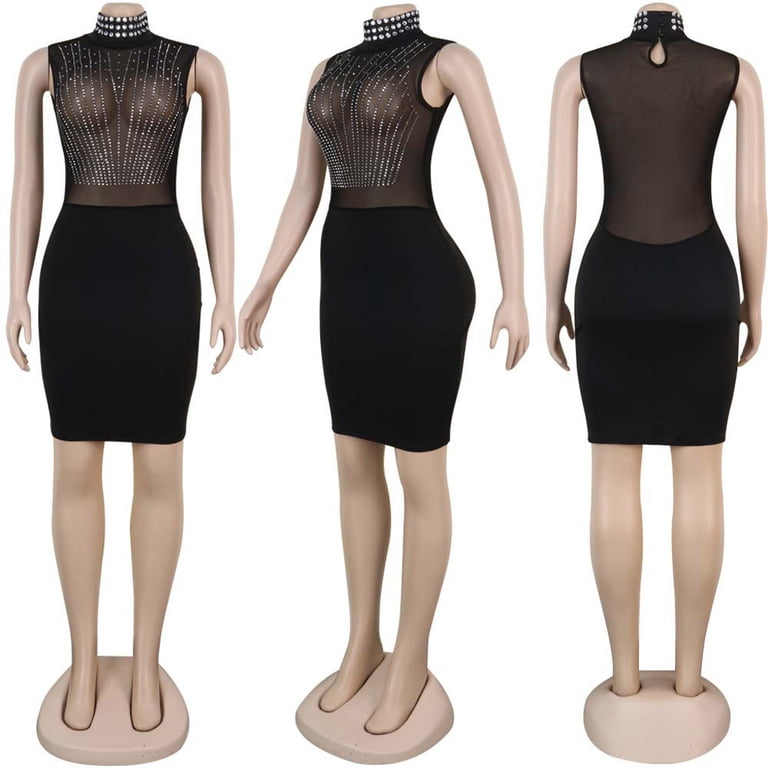 dresses for your 15th birthday Plus Size Lavender Party Rhinestone Feather Mesh Bodycon Mini Dress