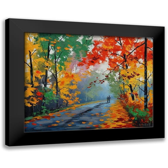 Gercken, Graham 18x15 Black Modern Framed Museum Art Print Titled - Autumn Walk
