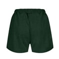 thumbnail image 4 of WTXUE Shorts for Women, Running Casual Elastic High Waisted Athletic Shorts Baggy Fleece Shorts with Pockets Straight-Leg Elastic Waistband Baggy Fit Elastic Band Activewear Short, 4 of 8