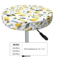 thumbnail image 4 of Daiia construction tools Pattern Stool Covers Round,Round Bar Stool Covers Waterproof Bar Chair Covers Washable Stool Cushion Slipcover for 12-14 Inch Chair-14 inch, 4 of 7