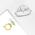 thumbnail image 6 of Created Forever Women's 1-3/8 CT T.W. Multi-Shape Lab-Created Diamond 14kt White Gold Engagement Ring, 6 of 10