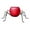 Red, variant on Spooky Halloween Decorations Iron Spider Candlestick Halloween Decor Indoor Spider Web Decoration Round Tealight Candle Holder Red Wrought Iron Glass Centerpiece Lantern