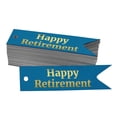 thumbnail image 1 of Inkdotpot Pack Of 50 Real Gold Foil Paper Tags Happy Retirement Favor Hang Tags, 1 of 6