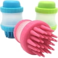 thumbnail image 4 of Cepillo de baño para mascotas Masaje de pies Almacenamiento de descontaminación Cepillo de belleza Suministros para mascotas con toalla (color : Azul, Toalla : Azul), 4 of 5