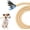 Beige, variant on PETGLE Cord Protectors from Pets No Chew, 10ft - 1/2 inch Ultra Durable Cord Covers for Pets, Bite-Resistant Cable and Wire Protector for Cats, Dogs, Rabbits - Black