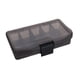 thumbnail image 1 of Bsvklp Cajas Señuelos Pesca 5 Rejillas Contenedor Compartimentos Caja Engranajes Anzuelo Cebo (negro S), 1 of 7