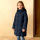thumbnail image 5 of Parkas de manga larga para niñas, chaqueta de plumón de longitud media a larga, abrigo grueso de invierno para niños y niñas, abrigo cálido de algodón para niños., 5 of 9