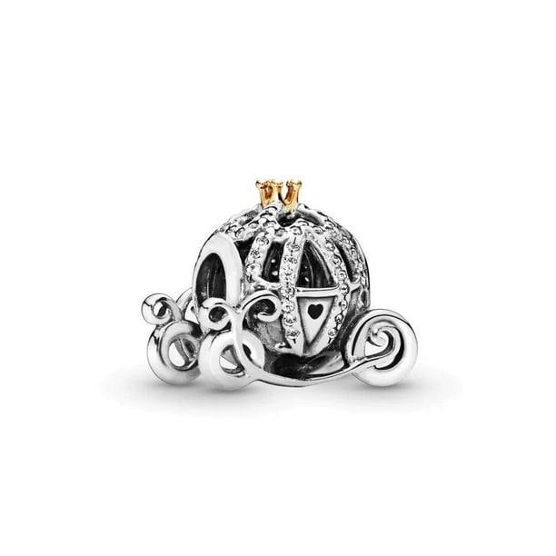 Pandora Charm Accesorios Princesa Karabazar Coche Pulsera Disney Series Mickey Globo Cuentas Colgante Joyería Regalos P410 Gao Jiahui unisex