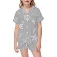 thumbnail image 1 of Ensemble de Pyjama Imprimé Ludique pour Filles Confort et Rêves Doux pour Enfants de 2 à 13 Ans, 1 of 3