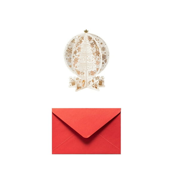 Lksixu Christmas Decorations Christmas Cartes de Vœux avec Enveloppes Cartes de Noël Tridimensionnelles avec Enveloppes Cartes de Vœux de Noël Ornement Déco de Noël pour Fête des Fêtes Mariage