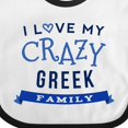 thumbnail image 4 of Inktastic Greek Family Funny Boys or Girls Baby Bib, 4 of 4