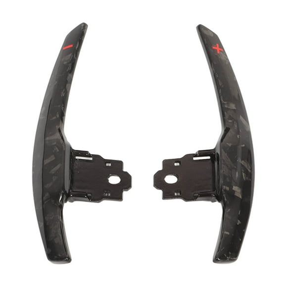 Extension Forged Carbon Fiber Competition Paddle Shifters Set Replacement for F-Chassis F20 F22 F30 F32 M2 M3 M4 M5 Red + ‑