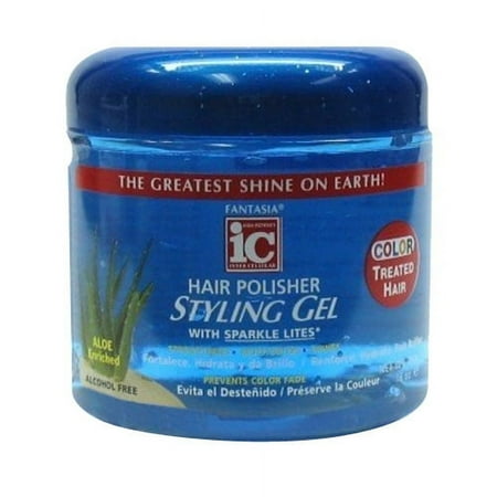 Fantasia Industries Fantasia High Potency IC Hair Polisher Styling Gel, 16 oz, 3 Pack