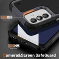 thumbnail image 4 of Decase Protcetive Case for Samsung Galaxy A13 5G 2021 released, Shockproof Armor Silicone Hybrid Rugged Hard PC Back Anti-Slip Bumper Anti-Scratch Armor Cover,Gray, 4 of 9