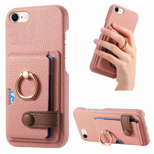 Compatible con iPhone 16, Funda GANGXUN con soporte magnético y tarjetero